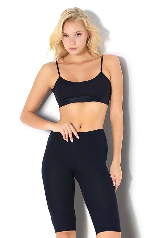 Jiber Women's Flexible Below-Knee Leggings, Anti-Sweat, Breathable Fabric