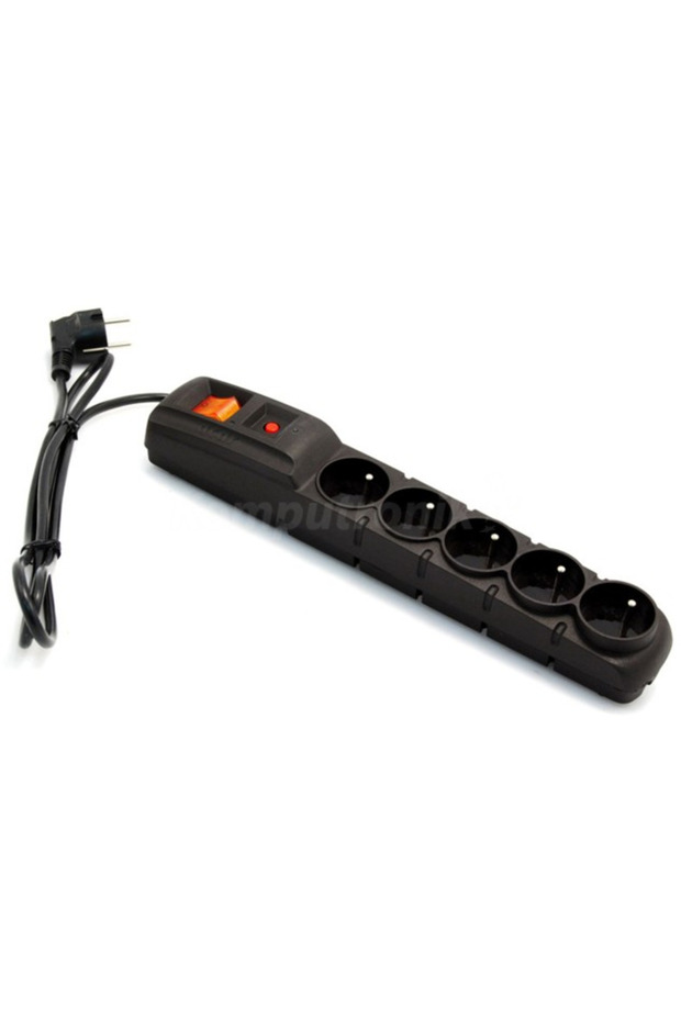 F5 5 sockets 5.0m Black