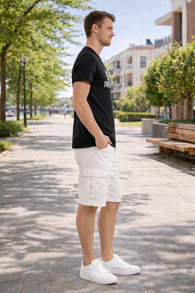 Printed Basic T-shirt - 2