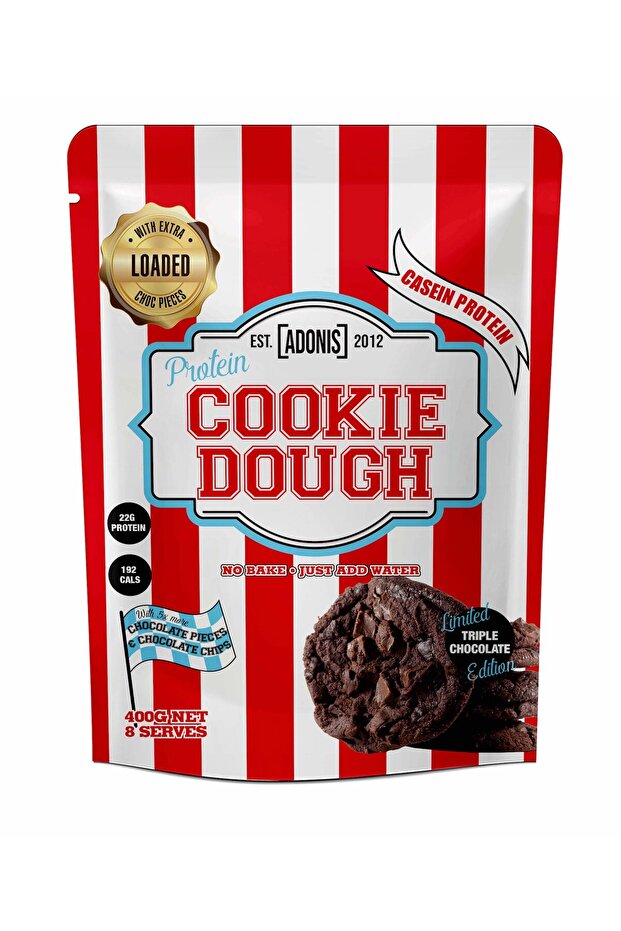 ادونيس - بروتين كوكي دو (400 جم) - Protein Cookie Dough - شوكولاتة
