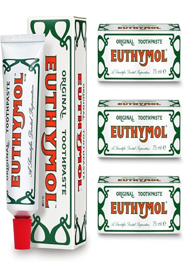Euthymol original toothpaste 75ml 3 (triple pack)