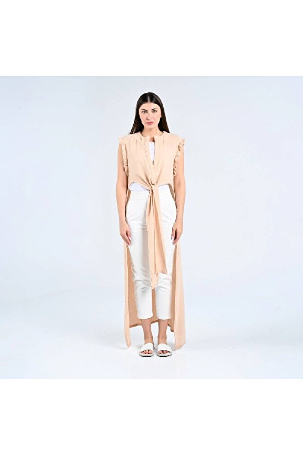 Long sleeveless blouse (one size)
