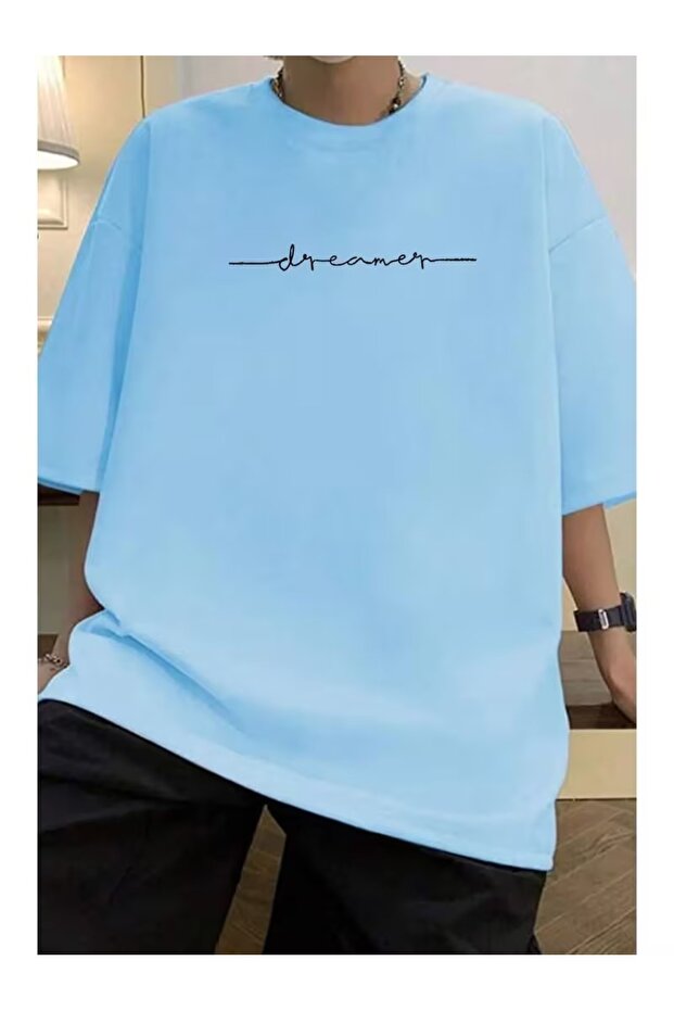 Dramer Signature Printed Men's Oversize T-Shirt