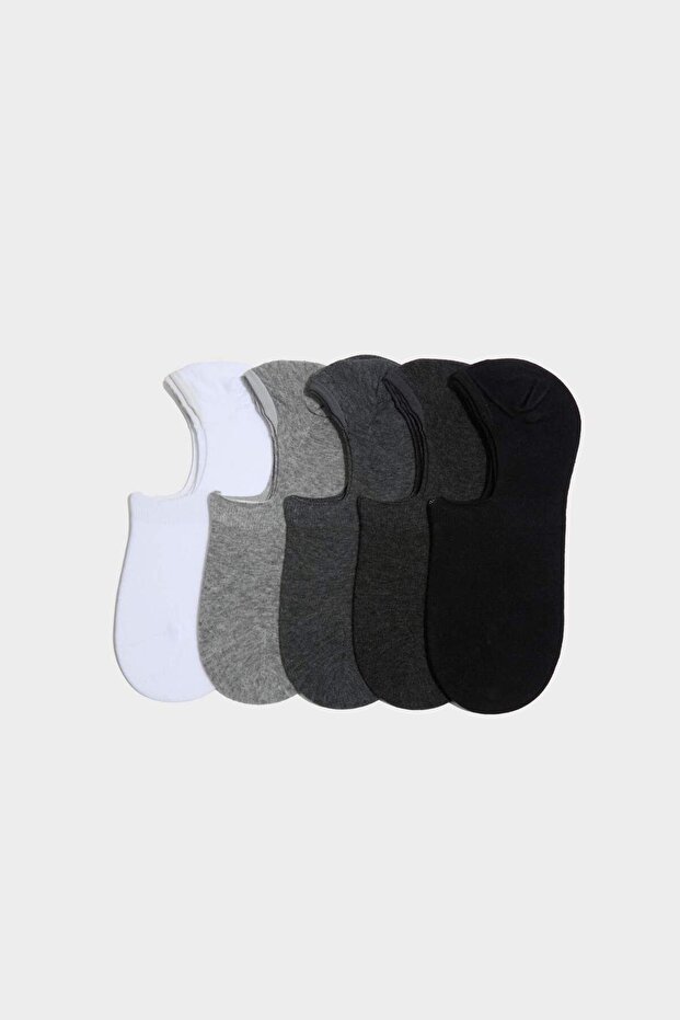 Men's 5-Pack Cotton Ballerina Socks G2093Axns