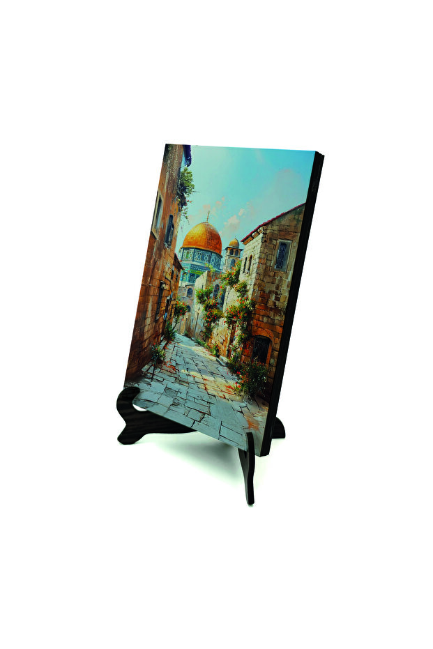 Jerusalem Al-Aqsa Mosque, Dome of the Rock Printed Mdf Tabletop 10X15 5G-Ks6