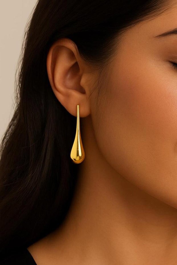 Gold Color Katre Earrings