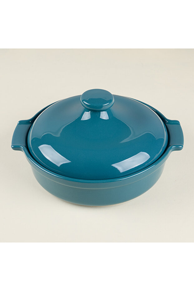 Elissa Covered Karnıyarık Oven Dish Green 25 cm