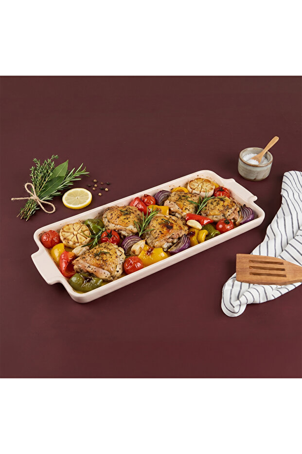 Elissa Baking Tray Matte White 41 cm