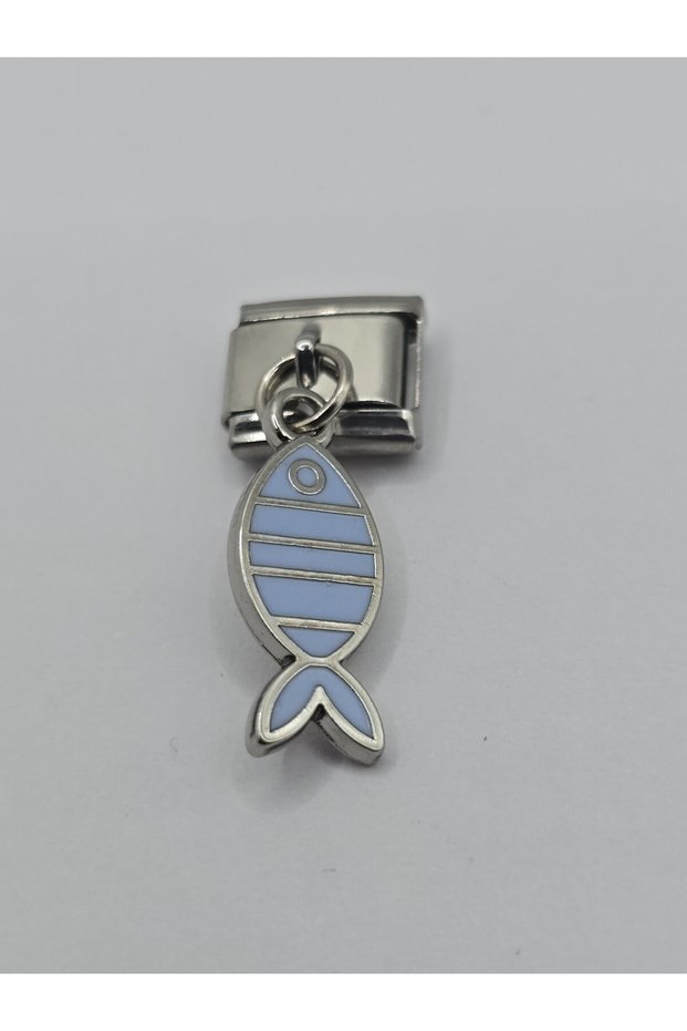 Select & Combine) Buy 3 Get 2 Blue Fish Italian Bracelet Compatible Charms 316L