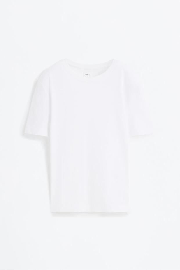 Basic bisiklet yaka t-shirt - 6