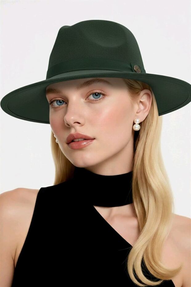 Luxury Green Colored Hat
