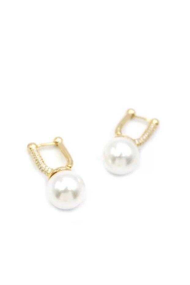 Pearl Earrings - Gold