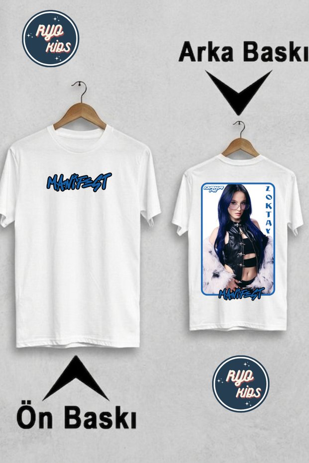 Manifestation Is Better Printed Unisex T-Shirt 100% Cotton Breathable Fabric Li̇dya Zoktay Sueda Hi̇lal Esi̇n Mi̇na