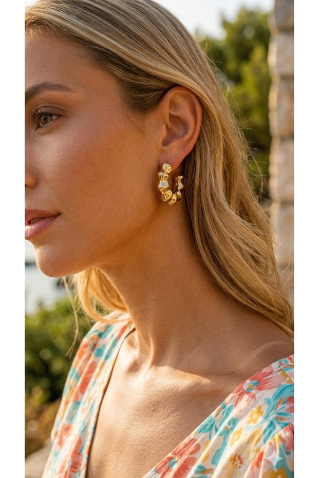 Xuping Earrings Tarnish Resistant Anti-Allergic Vintage Figured (2 Years Importer Warranty)
