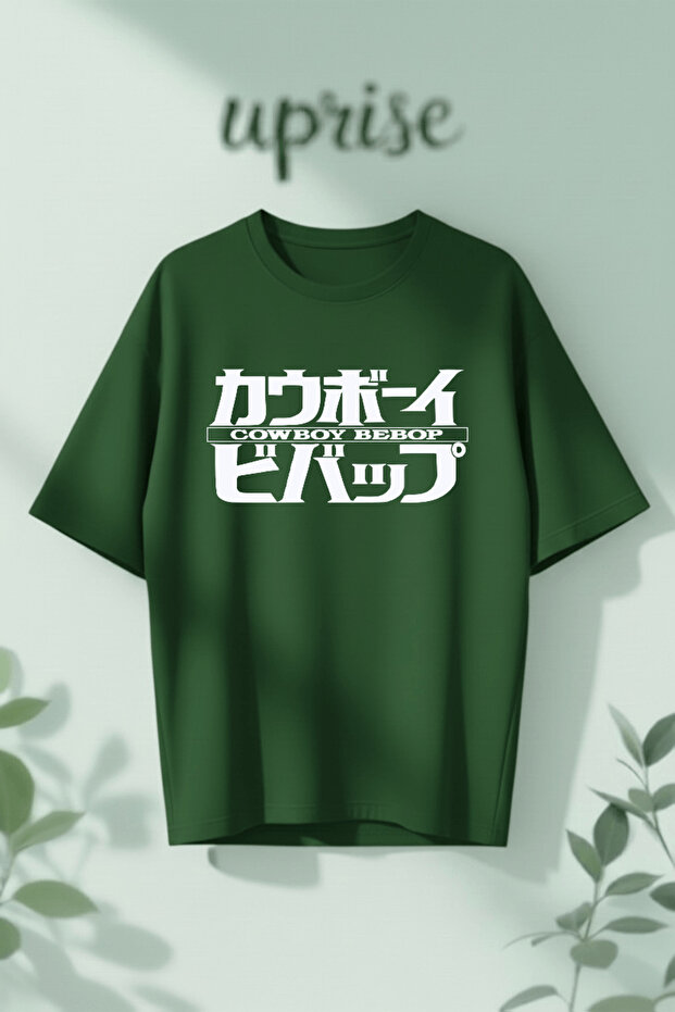 Cowboy Bebop Anime Printed Cotton Oversize T-Shirt