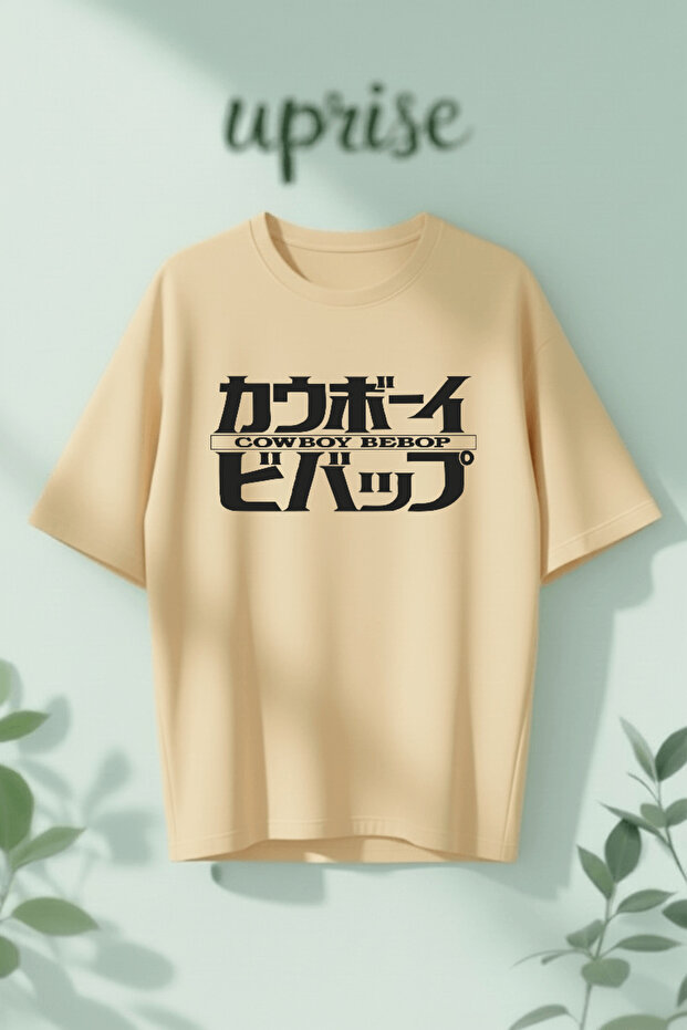 Cowboy Bebop Anime Printed Cotton Oversize T-Shirt