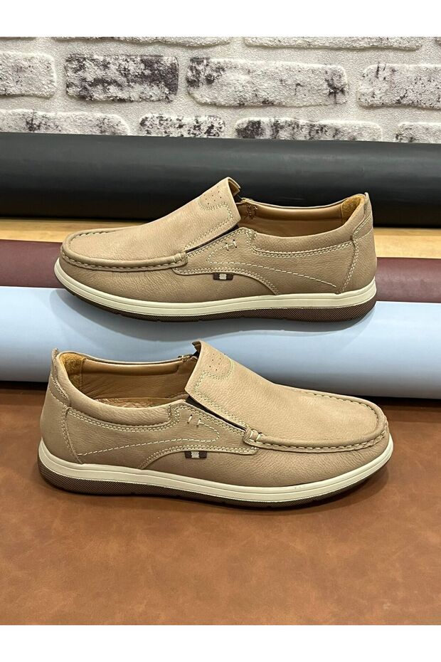 Genuine Nubuck Leather Orthopedic Comfortable Lightweight Soft Men's Shoes