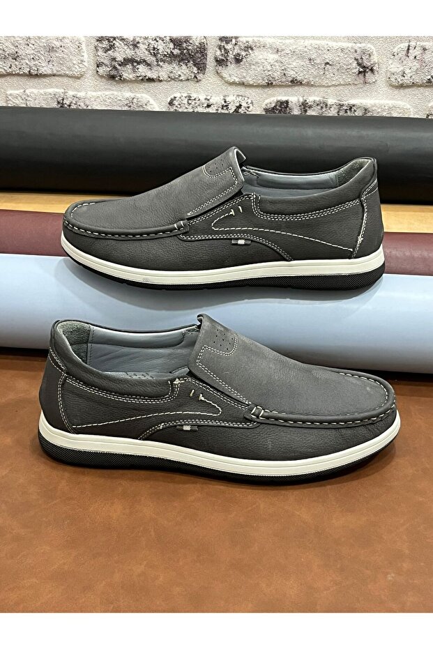 Genuine Nubuck Leather Orthopedic Comfortable Lightweight Soft Men's Shoes