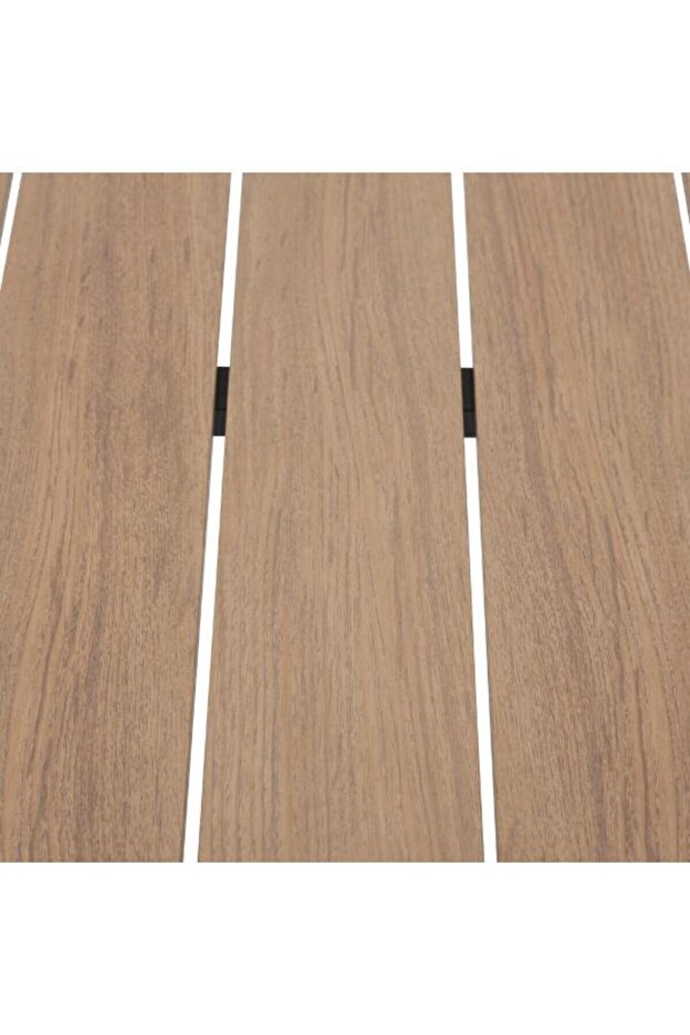 Evasion Wood-Effect Rectangular Garden Table - 3