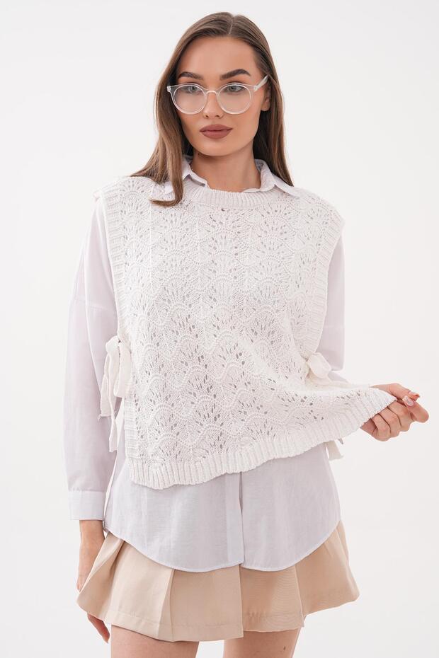 Women's Yandn Tie-Dye Detailed Knitwear Knitted Sweater 260556 - 265283