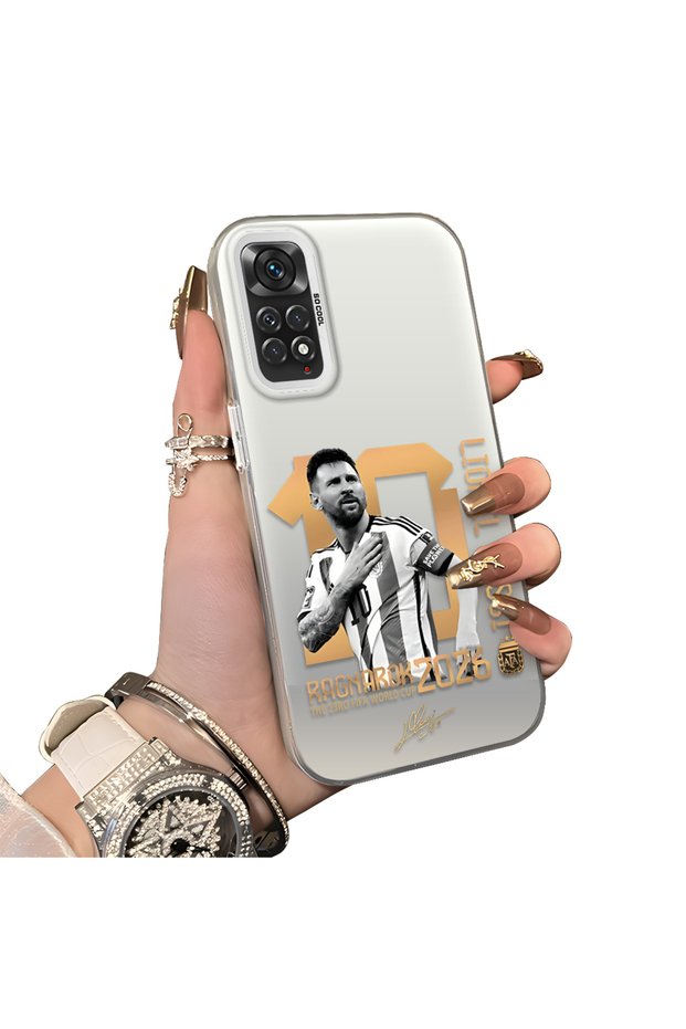 Xiaomi Redmi Note 11/Note 11S Compatible Hard Acrylic Back Silicone Edge Lens Protection Case