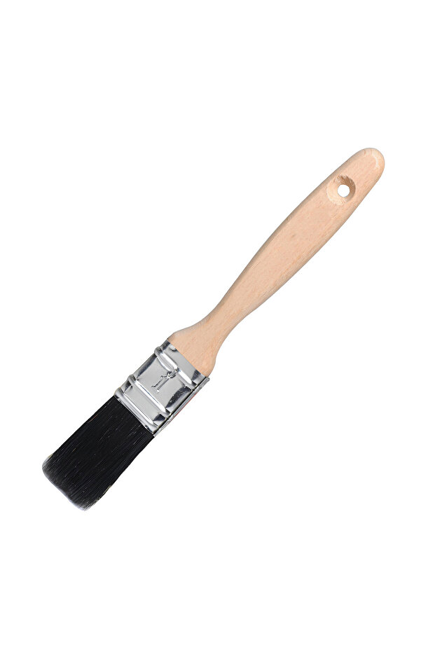 Oil Paint Brush No 1 Wooden Handle Professional Paint Brush Precise Application Decorative Paint Brush