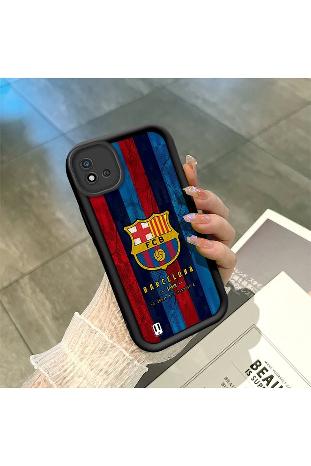 Realme C20/C20A Compatible Black Silicone Case Shockproof with Camera Protection