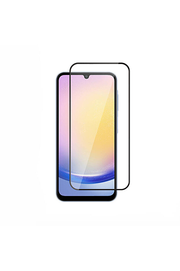 واقي شاشة زجاجي مقاوم للكسر من BRSA متوافق مع هاتف Galaxy A25