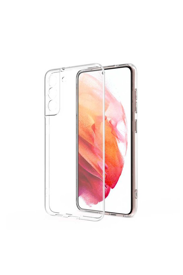 حافظة سيليكون فائقة الجودة متوافقة مع هاتف Galaxy S23 Plus مع حماية للكاميرا - عديمة اللون