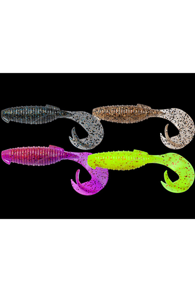 Flapper Grub Lime Chartreuse 424M 10cm - 3