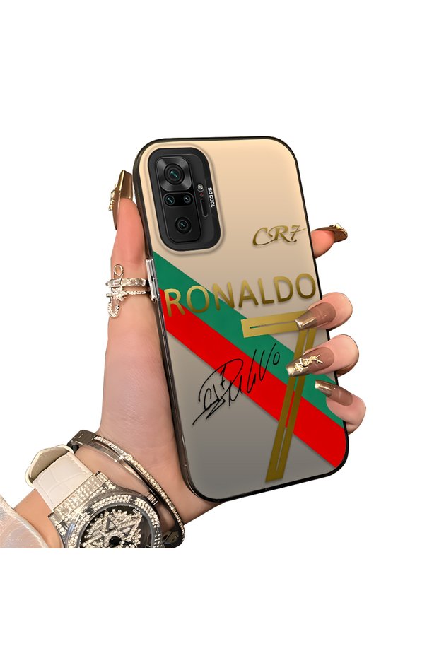 Xiaomi Redmi Note 10 Pro Compatible Hard Acrylic Back Silicone Edge Lens Protection Case