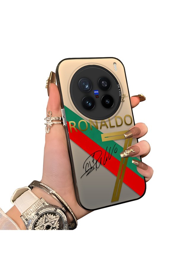 Vivo X200 Pro Compatible Hard Acrylic Back Silicone Edge Lens Protection Case