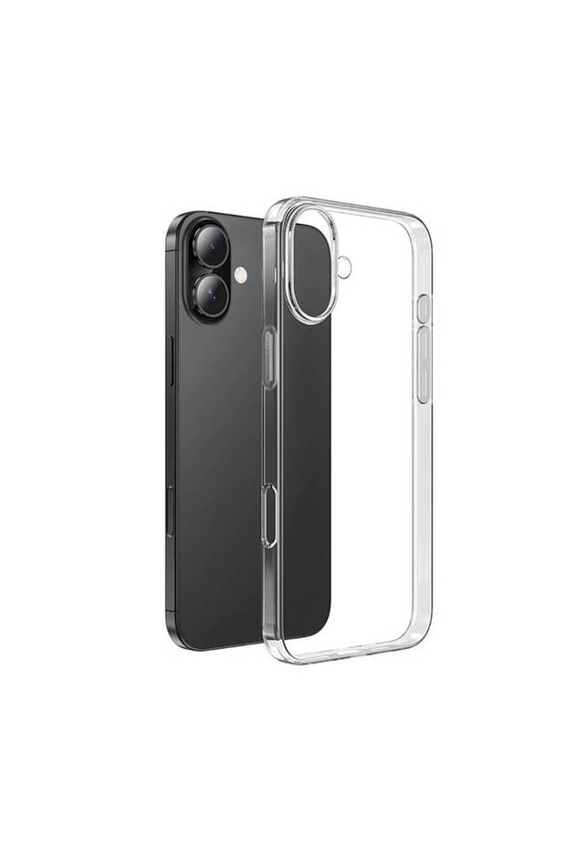 iPhone 16 Case Brsa Super Silicone Cover-Transparent