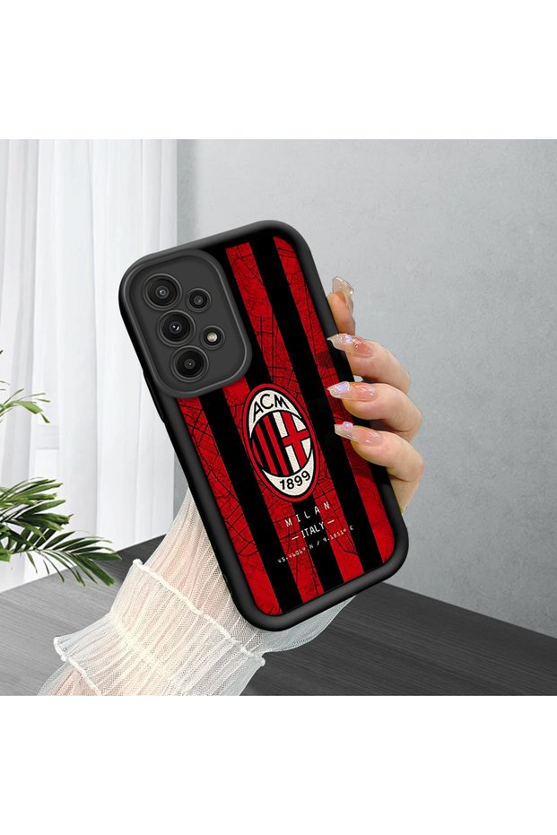 Samsung Galaxy A23 4G/5G Compatible Black Silicone Case Shockproof with Camera Protection