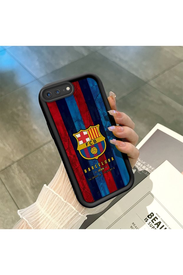Black Silicone Case Compatible with iPhone 7 Plus/8 Plus, Shockproof with Camera Protection
