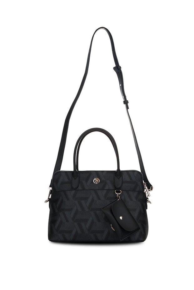 Women's Postman Crossbody Bag Black Us26106 – Casual Stylish Design, Lightweight and Convenient