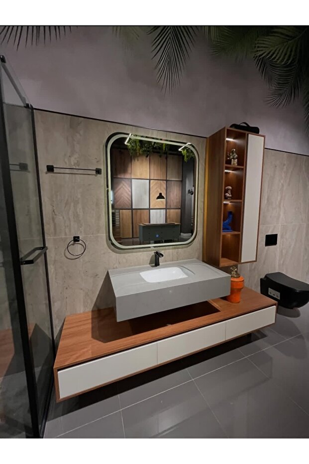 LED'li banyo dolabı