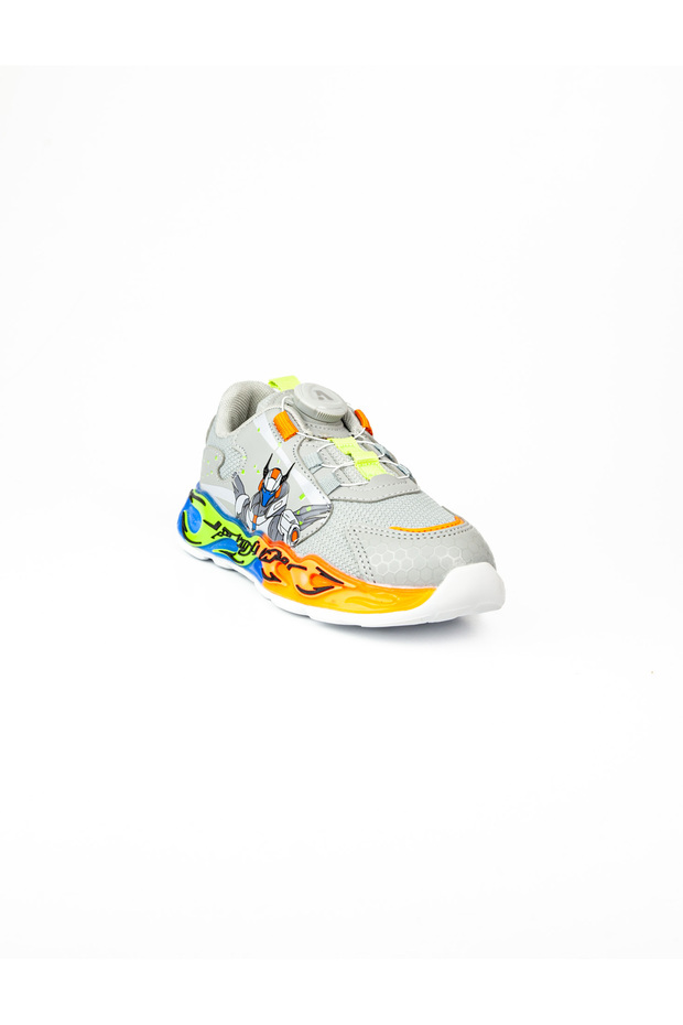 346. P26Y. 122 Lotus Gray Boys' Sports Shoes