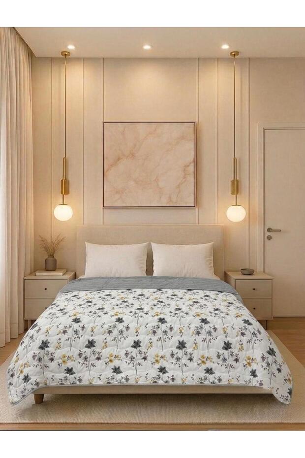 Quilted Cotton Double Multi-Purpose Bedspread/Bed Throw