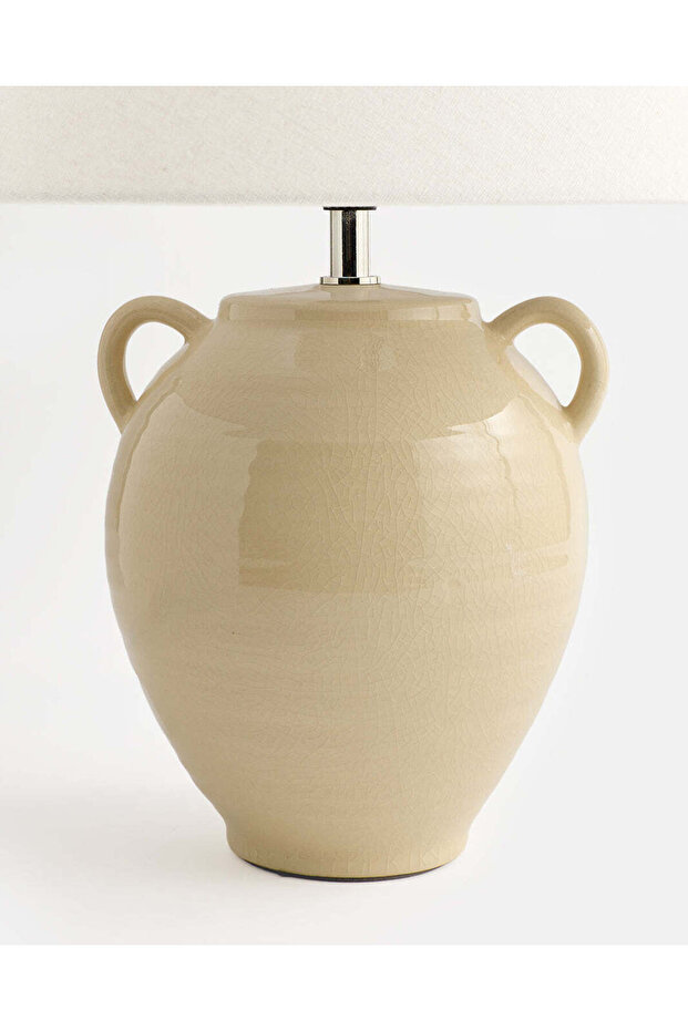 Beige Double Ear Table Lamp - 4