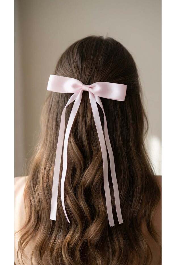 Pink Bow Automatic Buckle