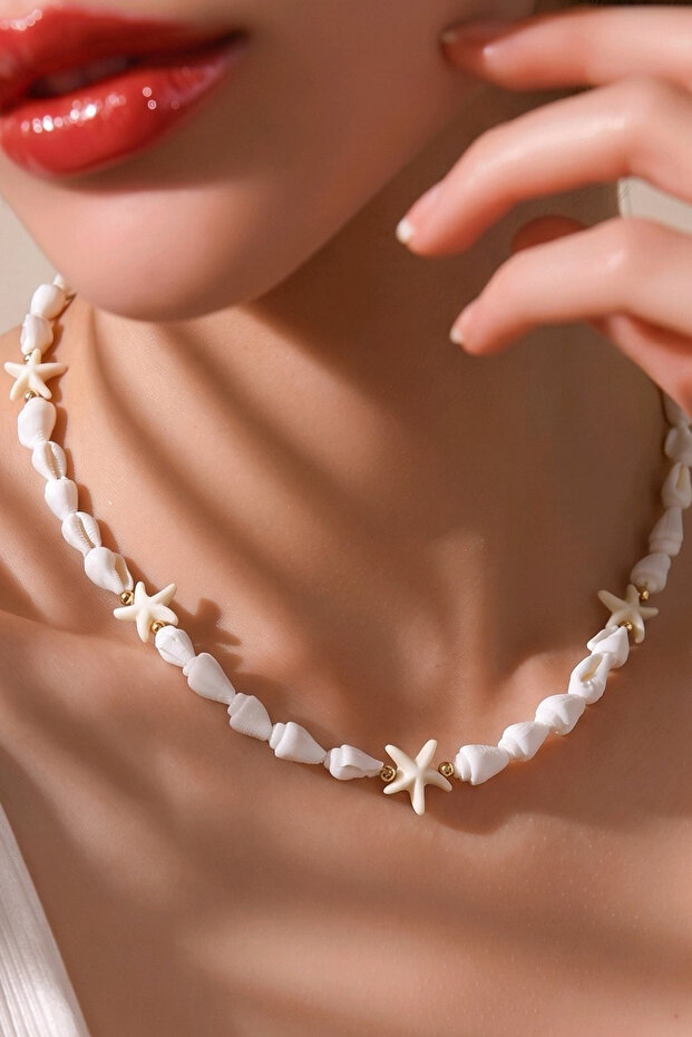 Sea Shell Starfish Women's Necklace