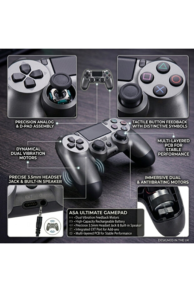 Wireless Gaming Controller for PS4 - 3