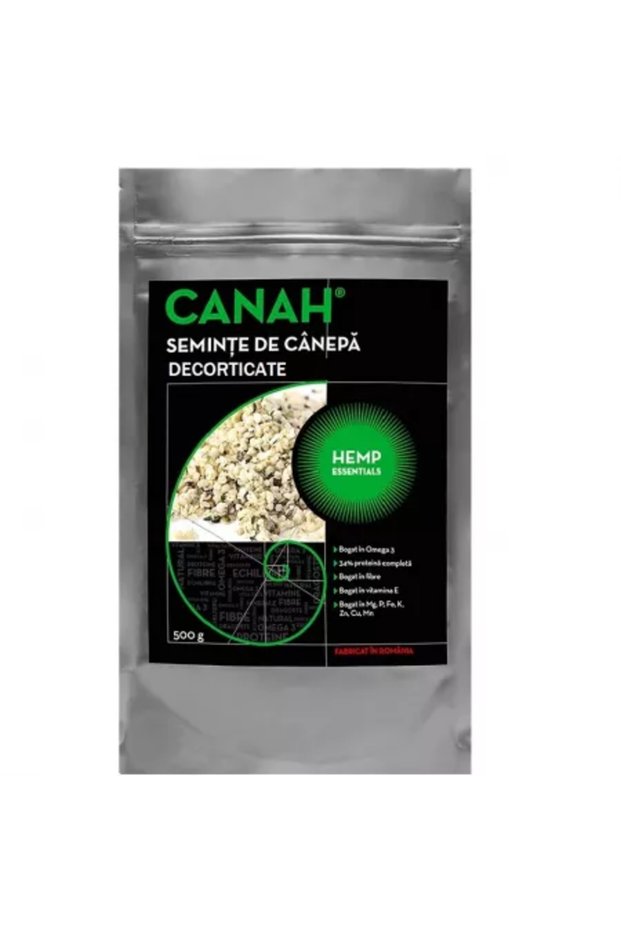 Semințe de cânepă decorticate, 500 g