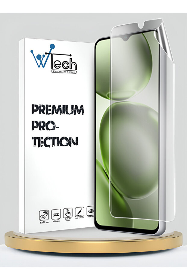itel A100C 4G 2025 Premium Hydrogel Anti Spy Film Thin and Flexible Clear
