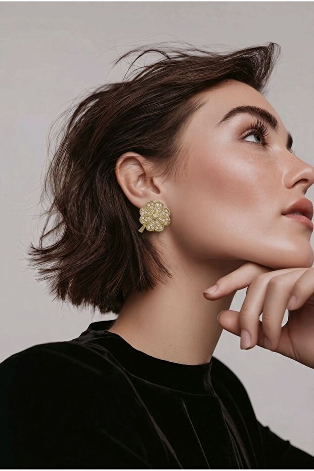 Figured Design Figured Stone Earrings
