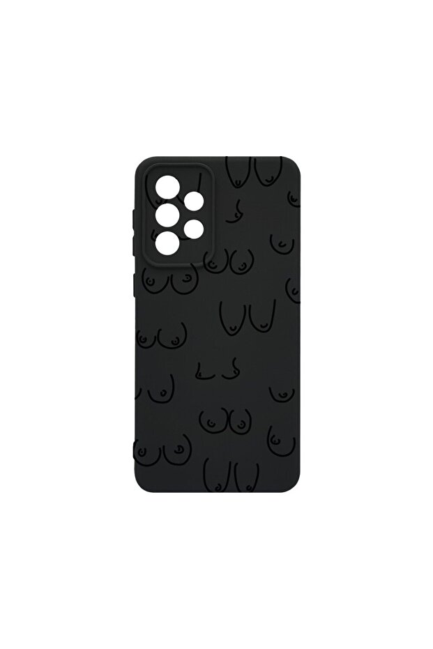 Husa BestCase® Silicon Lichid Premium, Compatibilă cu Samsung Galaxy A52, Model cu sâni, Subțire 1.2MM, Interior din microfibră, Antișoc, Rezistentă la șocuri, Protecție Cameră, PB 1060 - 1
