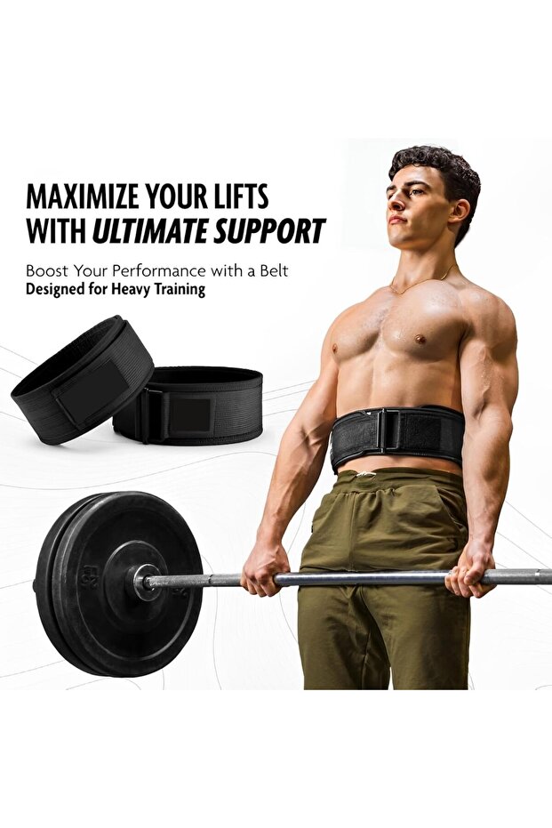 Weight Lifting Belt -S Medium Adjustable Gym Belt for Strength Training, Deadlifts, Weight Lifting