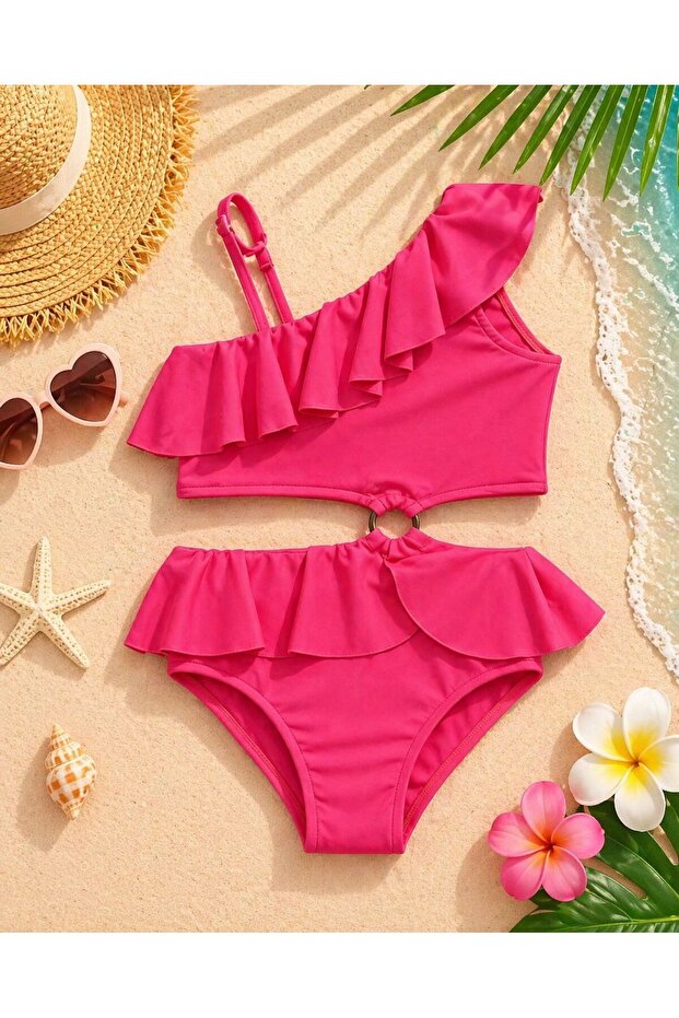 Girl's Bikini Set Suitable for Sea and Pool Use