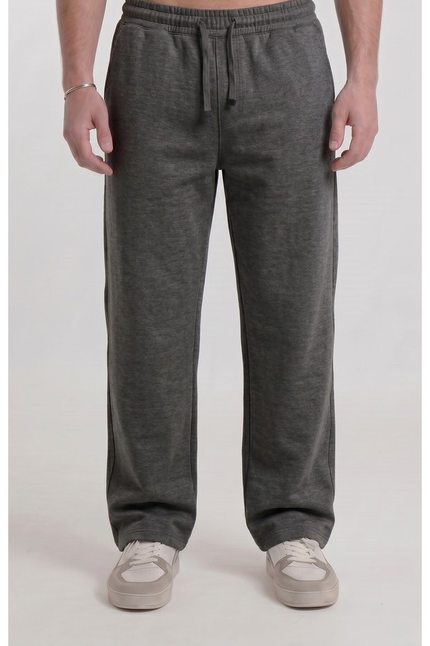 Men's Loose Fit Baggy Pique Trousers